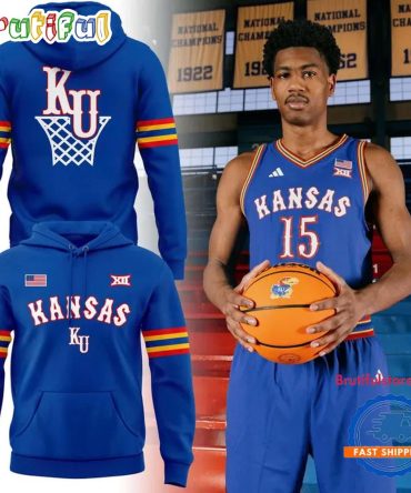 Kansas Jayhawks Basketball Retro 1988 Uniform Limited Edition Hoodie Shirt