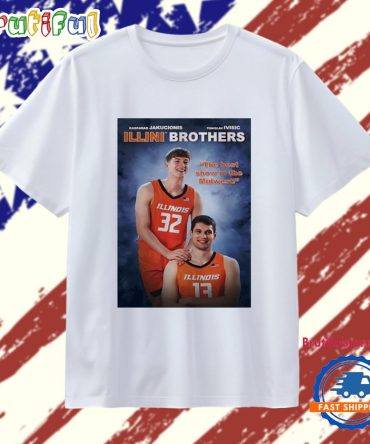 Kasparas Jakucionis And Tomislav Ivisic Illini Step Brothers T Shirt