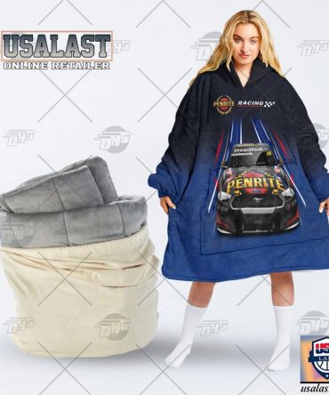 Kelly Grove Racing David Reynolds #26 Supercars Blanket Hoodie Hoodie Blanket