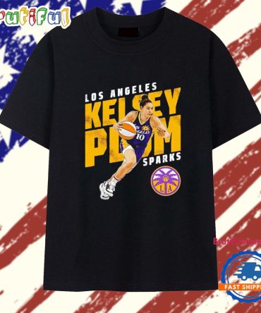 Kelsey Plum Los Angeles Sparks Slant Vintage T Shirt
