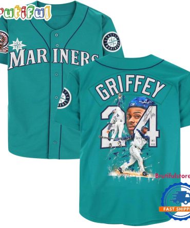 Ken Griffey Jr. Seattle Mariners 3D Baseball Jersey