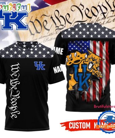 Kentucky Wildcats 2025 Ncaa We The People Limited Edition 3D Shirt