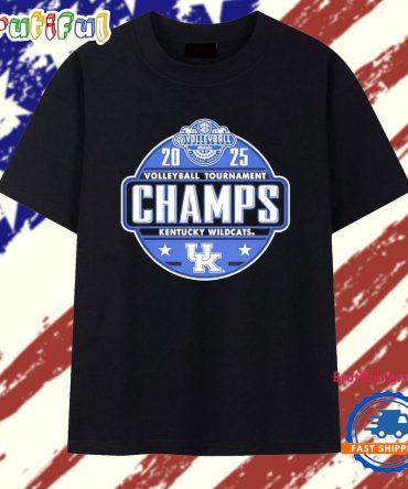 Kentucky Wildcats 2025 Sec Women’S Volleyball Conference Tournament Champions T Shirt
