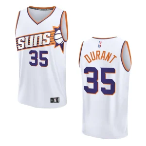 Kevin Durant Association Edition Phoenix Suns 2023-24 White Fastbreak Replica Jersey - Alzaintravels