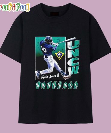 Kevin Jones Ii Unc Wilmington Baseball Illustrated T Shirt