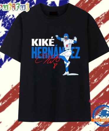 Kike Hernandez Los Angeles Dodgers Baseball Signature T Shirt