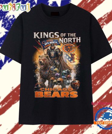 Kings Of The North 2025 Nfc North Champions Chicago Bears Vintage T Shirt