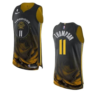 Golden State Warriors Klay Thompson 2022-23 City Edition Black Authentic Jersey - Alzaintravels