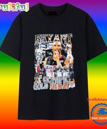 Kobe Bryant 2X Olympic Gold Medal Usa Graphic T Shirt