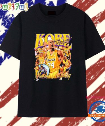 Kobe Bryant Mamba Mentality Graphic Collage Signature T Shirt