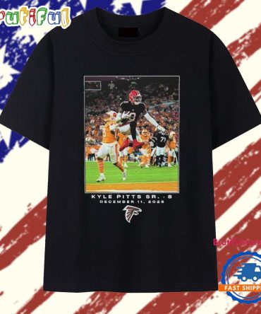 Kyle Pitts Sr. Atlanta Falcons Nfl Flash Features Week 15 T Shirt