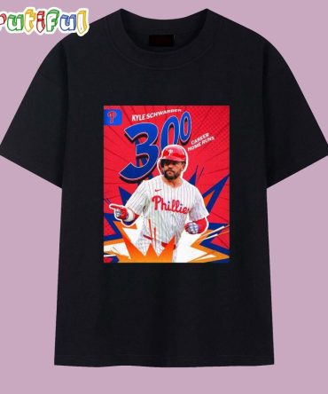 Kyle Schwarber Becomes The 11Th Active Player With 300 Career Home Runs T Shirt