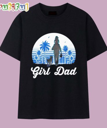 La Dodgers Girl Dad 2025 T Shirt
