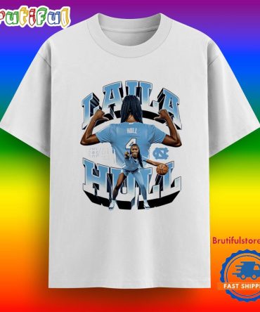 Laila Hull North Carolina Tar Heels Player Collage T Shirt
