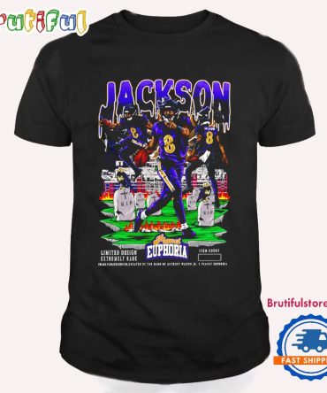 Lamar Jackson Baltimore Ravens Stadium Graphic T Shirt