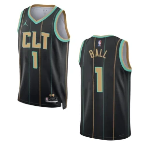 Charlotte Hornets LaMelo Ball 2022-23 City Edition Black Swingman Jersey - Alzaintravels
