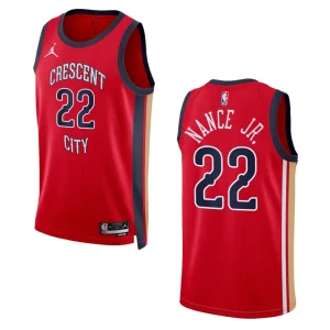 Larry Nance Jr. Statement Edition New Orleans Pelicans 2023-24 Red Swingman Jersey - Alzaintravels