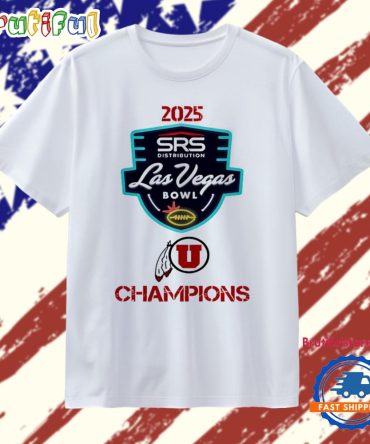 Las Vegas Bowl Champions 2025 Utah Football T Shirt