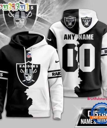Las Vegas Raiders 2025 Nfl Victory Split Limited Hoodie Shirt