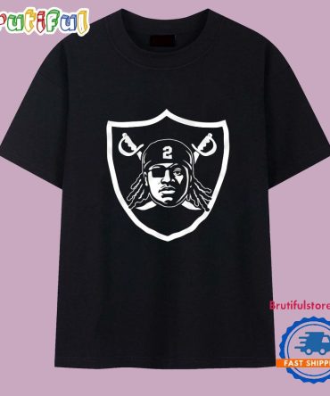 Las Vegas Raiders Football Ashton Jeanty #2 Logo T Shirt