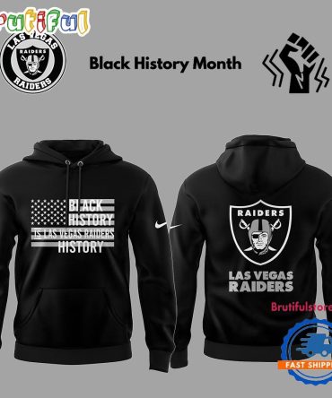 Las Vegas Raiders Nfl 2025 Celebrate Black History Month 2025 Hoodie