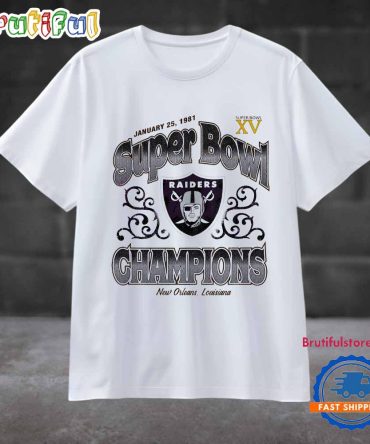 Las Vegas Raiders Super Bowl Champion New Orleans 1981 T Shirt