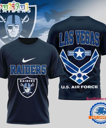 Las Vegas Raiders Us Air Force Military Unisex 3D Shirt