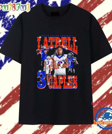 Latrell Caples Fall 2025-26 Boise State Broncos Graphic T Shirt