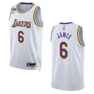 LeBron James Association Edition Los Angeles Lakers 2022-23 White Swingman Jersey - Alzaintravels