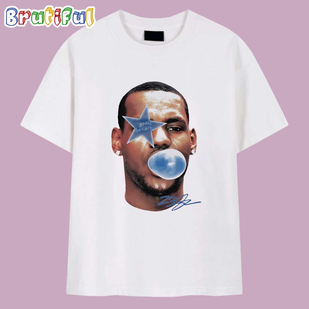 Lebron James All Star Bubble Gum Big Head Signature T Shirt
