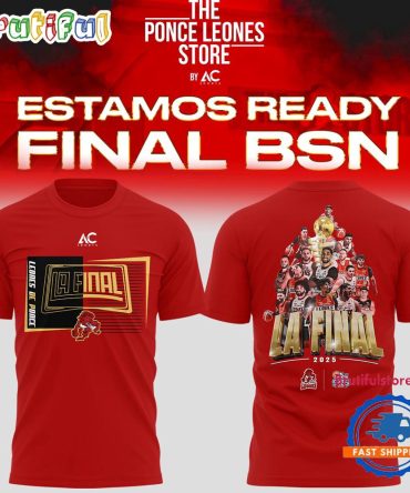 Leones De Ponce Finals Bsn 2025 Basketball Red 3D Shirt