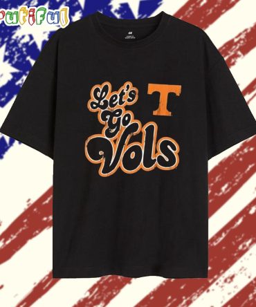 Let’S Go Vols Tennessee Volunteers Vintage T Shirt