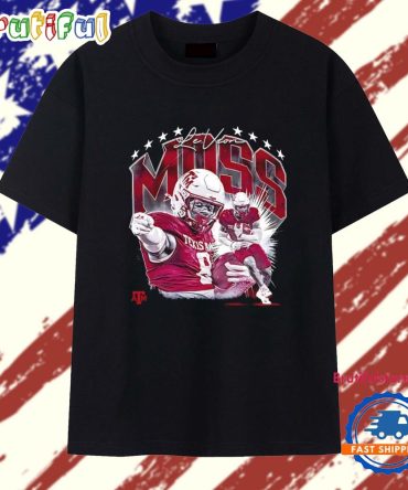 Le’Veon Moss Texas A&M Football Player Collage T Shirt