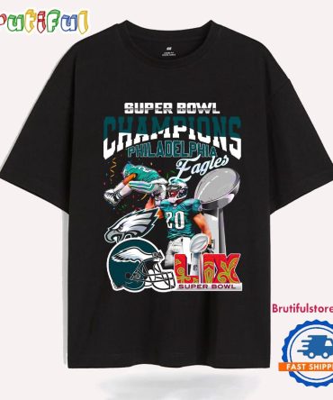 Lix Super Bowl Champions Philadelphia Eagles Football 2025 T Shirt