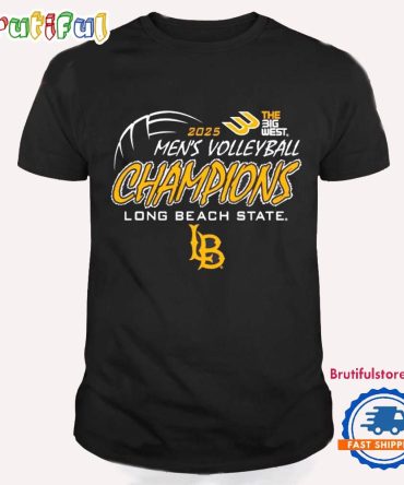 Long Beach State 2025 Big West Champions Volleyball T Shirt