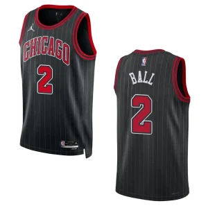 Chicago Bulls Lonzo Ball 2022-23 Statement Edition Black Swingman Jersey - Alzaintravels