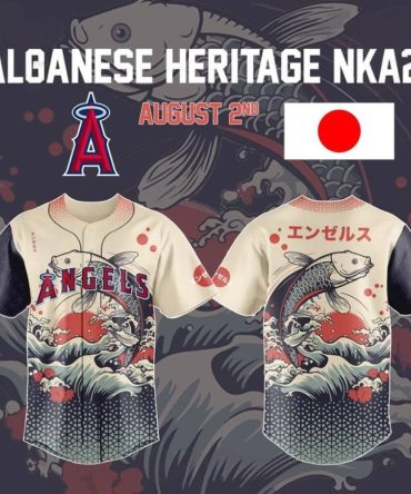 Limited Edition Angels Baseball Jersey - Japanese Heritage Design - Perfect Gift!