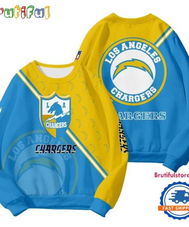 Los Angeles Chargers 2025 Nfl Customized Round Neck Sweatshirt