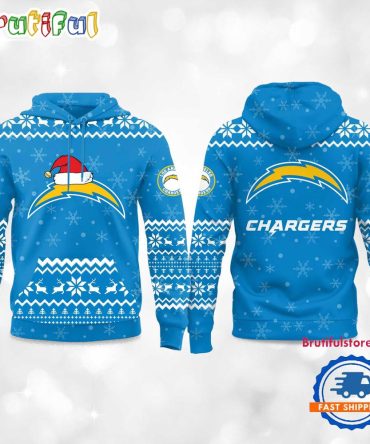 Los Angeles Chargers 2025 Reindeer Football Christmas New Hoodie Shirt