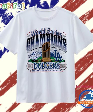 Los Angeles Dodgers 2025 World Series Champions Major League Baseball T Shirt