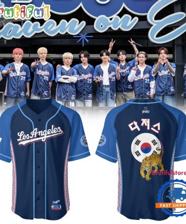 Los Angeles Dodgers Baseball Limited Korean Heritage Night Jersey