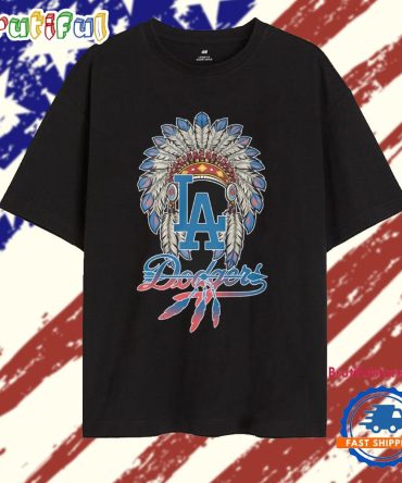 Los Angeles Dodgers Baseball Native American Night Month 2025 T Shirt