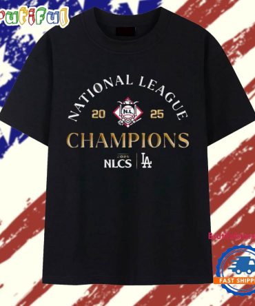 Los Angeles Dodgers Nl Champions 2025 Team T Shirt