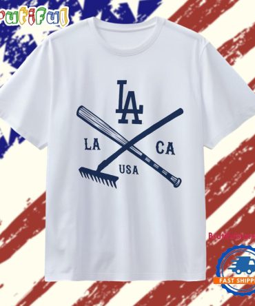 Los Angeles Dodgers Nostalgia Stadium Usa T Shirt