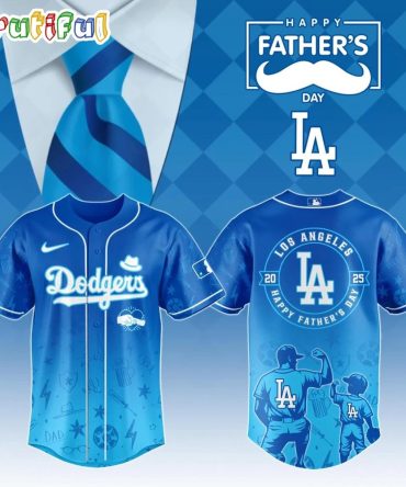 Los Angeles Dodgers Special Father'S Day 2025 Baseball Jersey