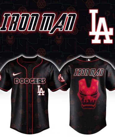 Iron Man Dodgers Jersey - Marvel X La Fan Edition - Limited Collector'S Item