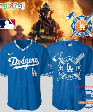 Los Angeles Dodgers X Firefighter Appreciation Night Baseball Jersey