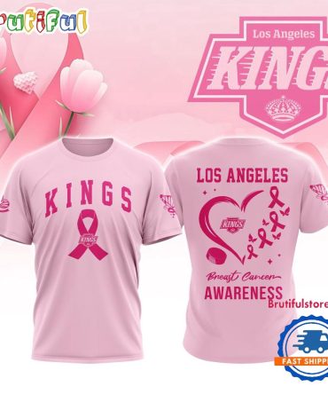 Los Angeles Kings 2025 Nhl Pink Breast Cancer Awareness All Over Print Shirt