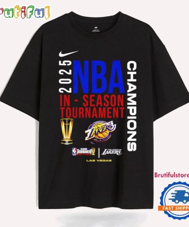 Los Angeles Lakers 2025 Nba In Season Tournament Champions T Shirt