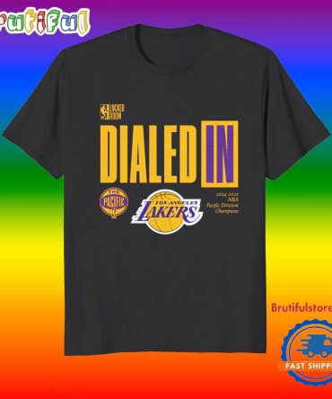 Los Angeles Lakers 2025 Pacific Division Champions Locker Room Shirts